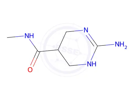 Chemical structure of 2-Amino-N-methyl-1,4,5,6-tetrahydropyrimidine-5-carboxamide