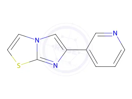 Chemical structure of 6-(Pyridin-3-yl)imidazo[2,1-b]thiazole