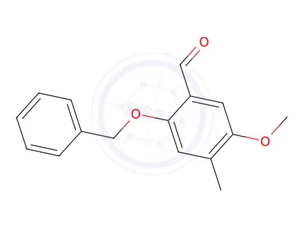 Chemical structure of 2-(Benzyloxy)-5-methoxy-4-methylbenzaldehyde