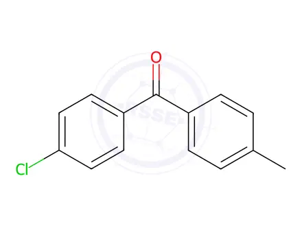Chemical structure of 4-Chloro-4`-Methylbenzophenone