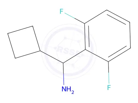 Chemical structure of Cyclobutyl(2,6-difluorophenyl)methanamine
