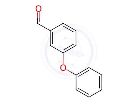 Chemical structure of m-Phenoxybenzaldehyde