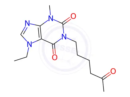 Chemical structure of Propentofylline Impurity 13