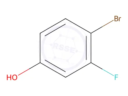 Chemical structure of 4-Bromo-3-fluorophenol