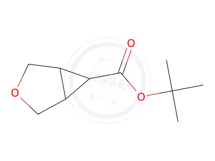 Chemical structure of tert-Butyl 3-oxabicyclo[3.1.0]hexane-6-carboxylate