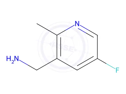 Chemical structure of 1-(5-fluoro-2-methylpyridin-3-yl)methanamine