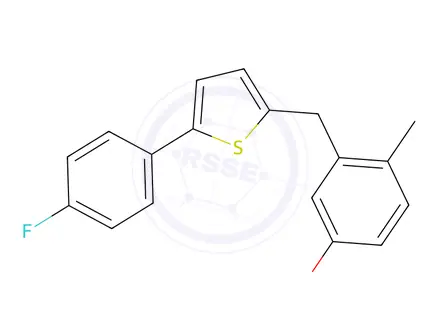 Chemical structure of Canagliflozin Impurity 203