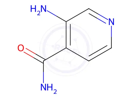 Chemical structure of 3-Aminoisonicotinamide