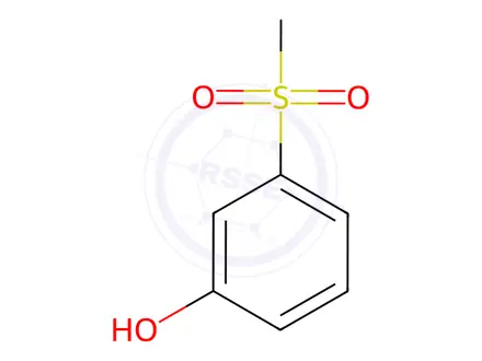 Chemical structure of 3-Mesylphenol