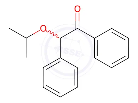 Chemical structure of Benzoin Isopropyl Ether