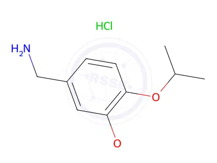 Chemical structure of (4-Isopropoxy-3-methoxyphenyl)methanamine Hydrochloride