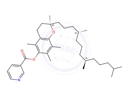 Chemical structure of Vitamin E Nicotinicate Impurity 1