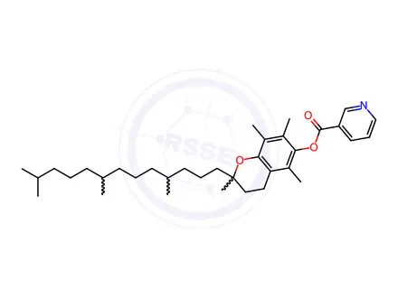 Chemical structure of Vitamin E Nicotinicate Impurity 2
