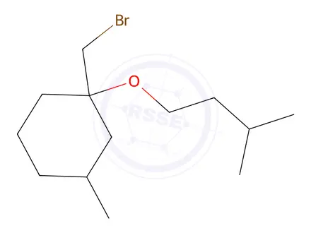Chemical structure of 1-(Bromomethyl)-1-(isopentyloxy)-3-methylcyclohexane