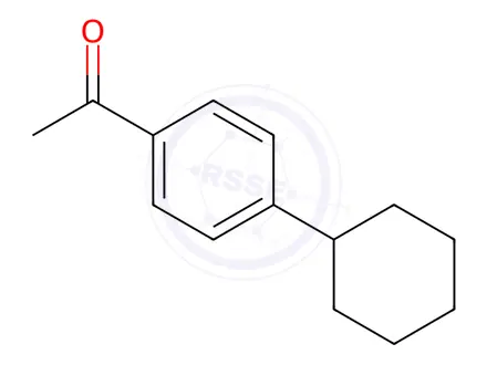Chemical structure of 4'-Cyclohexylacetophenone