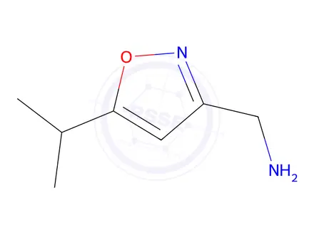 Chemical structure of (5-Isopropylisoxazol-3-yl)methanamine
