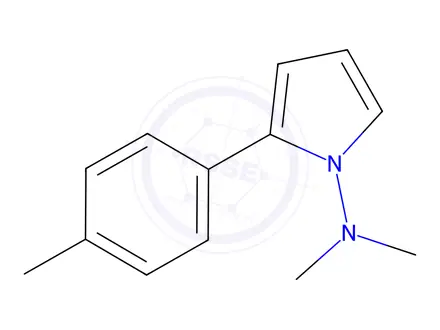 Chemical structure of N,N-Dimethyl-2-(p-tolyl)-1H-pyrrol-1-amine