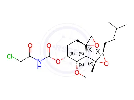Chemical structure of Fumagillin Impurity 1