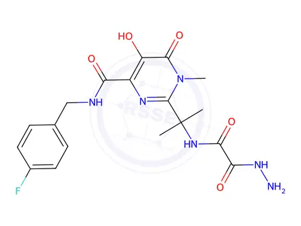 Chemical structure of Raltegravir Impurity 8