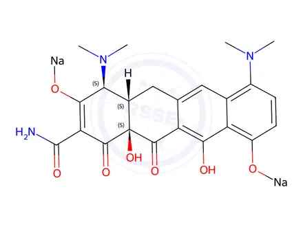 Chemical structure of Minocycline Dehydro Impurity