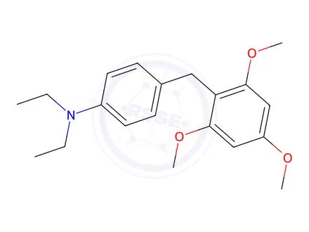 Chemical structure of N,N-diethyl-4-(2,4,6-trimethoxybenzyl)aniline