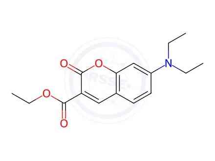 Chemical structure of Ethyl 7-(Diethylamino)-2-oxochromene-3-carboxylate