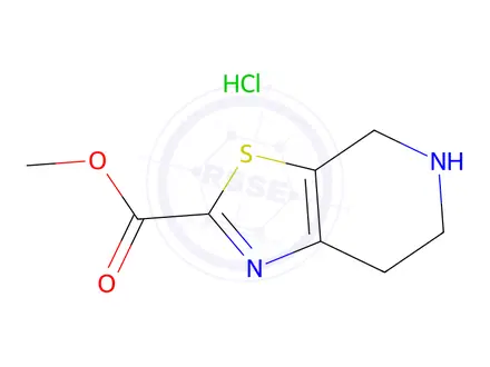 Chemical structure of Methyl 4,5,6,7-tetrahydrothiazolo[5,4-c]pyridine-2-carboxylate hydrochloride