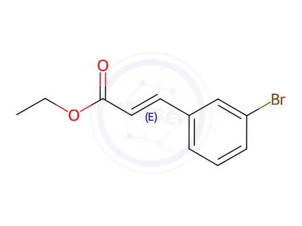 Chemical structure of Ethyl 3-(3-Bromophenyl)acrylate