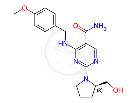 Chemical structure of Avanafil Impurity