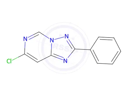Chemical structure of 7-Chloro-2-phenyl-[1,2,4]triazolo[1,5-c]pyrimidine