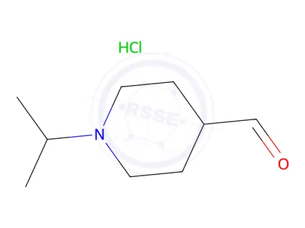 Chemical structure of 1-Isopropylpiperidine-4-carbaldehyde hydrochloride