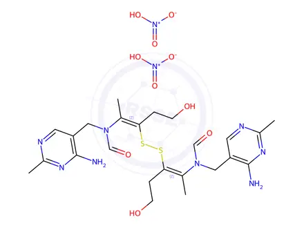 Chemical structure of Thiamine Disulfide Nitrate