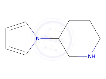 Chemical structure of 3-(1H-pyrrol-1-yl)piperidine