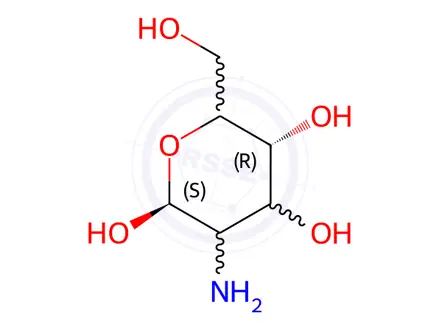 Chemical structure of Glucosamine
