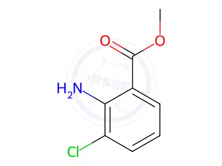 Chemical structure of Methyl 2-amino-3-chlorobenzoate