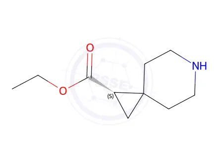 Chemical structure of Ethyl (S)-6-azaspiro[2.5]Octane-1-carboxylate
