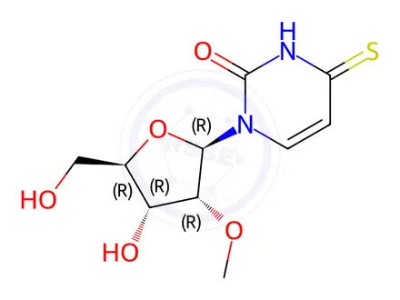 Chemical structure of 2'-O-Methyl-4-thiouridine