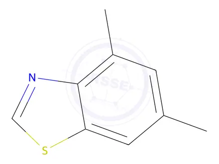 Chemical structure of 4,6-Dimethylbenzo[d]thiazole, 97%