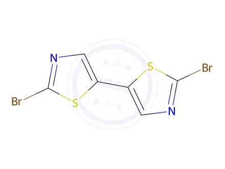 Chemical structure of 2,2′-Dibromo-5,5′-bithiazole