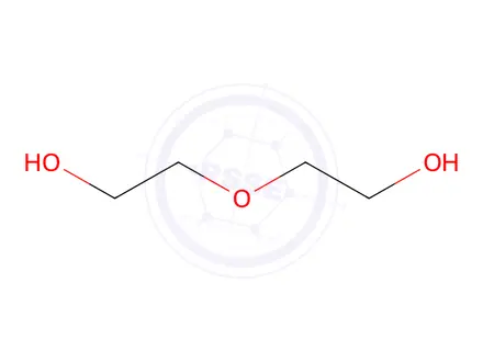 Chemical structure of Diethylene glycol
