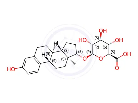 Chemical structure of 17β-Estradiol 17β-D-Glucuronide