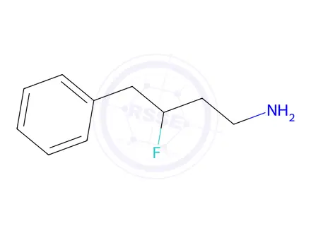 Chemical structure of Benzenebutanamine, γ-fluoro-
