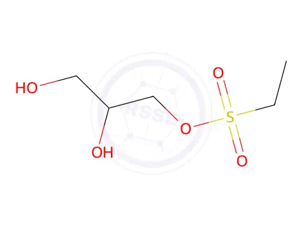 Chemical structure of 2,3-dihydroxypropyl ethane sulfonate