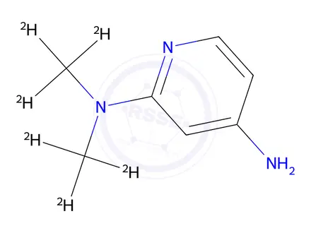 Chemical structure of N2,N2-di(methyl-d3)pyridine-2,4-diamine