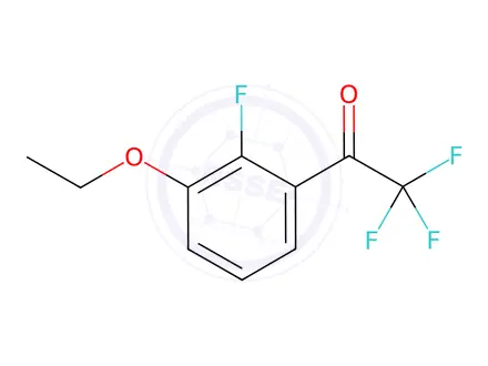 Chemical structure of 1-(3-Ethoxy-2-fluorophenyl)-2,2,2-trifluoroethanone
