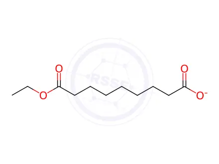 Chemical structure of 1-Ethyl nonanedioate