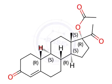 Chemical structure of Norethisterone Acetate Impurity 1