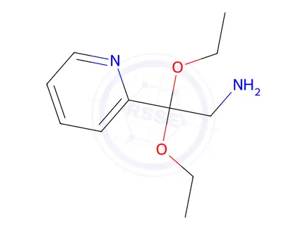 Chemical structure of 2,2-Diethoxy-2-pyridin-2-yl-ethylamine dihydrochloride