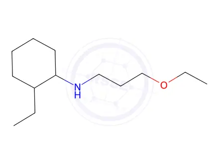 Chemical structure of n-(3-Ethoxypropyl)-2-ethylcyclohexan-1-amine
