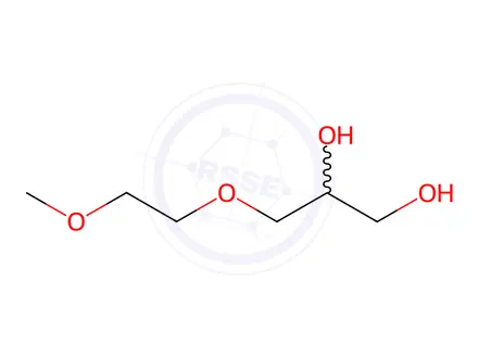 Chemical structure of 3-(2-methoxyethoxy)propane-1,2-diol